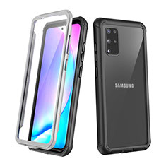Coque Contour Silicone et Plastique Housse Etui Protection Integrale 360 Degres U01 pour Samsung Galaxy S20 Plus 5G Noir