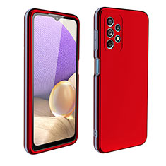 Coque Contour Silicone et Plastique Housse Etui Protection Integrale 360 Degres WL1 pour Samsung Galaxy A32 5G Rouge