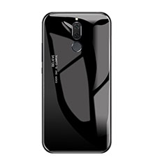 Coque Contour Silicone et Vitre Miroir Housse Etui Degrade Arc en Ciel pour Huawei G10 Noir