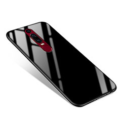 Coque Contour Silicone et Vitre Miroir Housse Etui pour Huawei Mate RS Noir