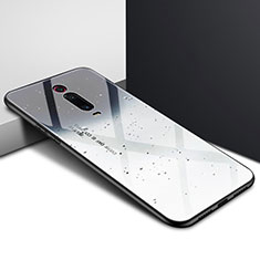 Coque Contour Silicone et Vitre Motif Fantaisie Miroir Etui Housse K04 pour Xiaomi Mi 9T Pro Noir
