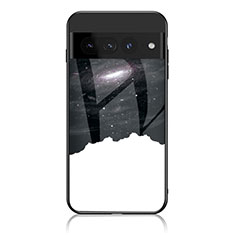 Coque Contour Silicone et Vitre Motif Fantaisie Miroir Etui Housse LS1 pour Google Pixel 7 Pro 5G Noir