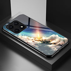Coque Contour Silicone et Vitre Motif Fantaisie Miroir Etui Housse LS1 pour Huawei Honor X8 5G Mixte