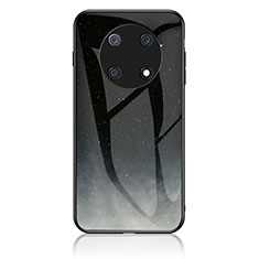 Coque Contour Silicone et Vitre Motif Fantaisie Miroir Etui Housse LS1 pour Huawei Nova Y90 Gris