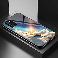 Coque Contour Silicone et Vitre Motif Fantaisie Miroir Etui Housse LS1 pour Samsung Galaxy A02s Mixte
