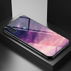 Coque Contour Silicone et Vitre Motif Fantaisie Miroir Etui Housse LS1 pour Samsung Galaxy A11 Violet