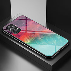 Coque Contour Silicone et Vitre Motif Fantaisie Miroir Etui Housse LS1 pour Samsung Galaxy A23 5G Rouge