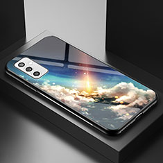 Coque Contour Silicone et Vitre Motif Fantaisie Miroir Etui Housse LS1 pour Samsung Galaxy M52 5G Mixte