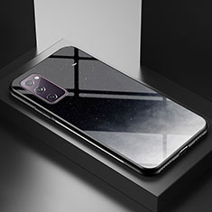 Coque Contour Silicone et Vitre Motif Fantaisie Miroir Etui Housse LS1 pour Samsung Galaxy S20 FE (2022) 5G Gris