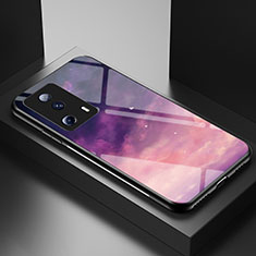 Coque Contour Silicone et Vitre Motif Fantaisie Miroir Etui Housse LS1 pour Xiaomi Mi 13 Lite 5G Violet