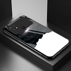 Coque Contour Silicone et Vitre Motif Fantaisie Miroir Etui Housse LS1 pour Xiaomi Poco C40 Noir