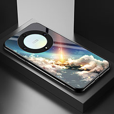 Coque Contour Silicone et Vitre Motif Fantaisie Miroir Etui Housse LS2 pour Huawei Honor Magic5 Lite 5G Mixte