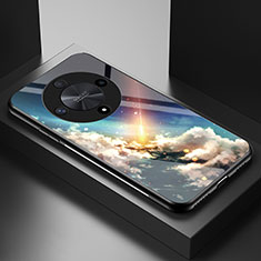 Coque Contour Silicone et Vitre Motif Fantaisie Miroir Etui Housse LS2 pour Huawei Honor X9b 5G Mixte