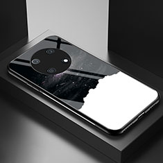 Coque Contour Silicone et Vitre Motif Fantaisie Miroir Etui Housse LS2 pour Huawei Nova Y90 Noir