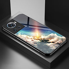 Coque Contour Silicone et Vitre Motif Fantaisie Miroir Etui Housse LS2 pour OnePlus 10R 5G Mixte
