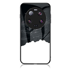 Coque Contour Silicone et Vitre Motif Fantaisie Miroir Etui Housse LS2 pour Xiaomi Mi 13 Ultra 5G Noir