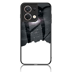 Coque Contour Silicone et Vitre Motif Fantaisie Miroir Etui Housse LS2 pour Xiaomi Redmi Note 13 5G Noir