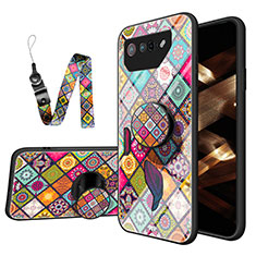 Coque Contour Silicone et Vitre Motif Fantaisie Miroir Etui Housse LS3 pour Asus ROG Phone 7 Pro Mixte