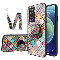 Coque Contour Silicone et Vitre Motif Fantaisie Miroir Etui Housse LS3 pour OnePlus Nord N20 SE Colorful