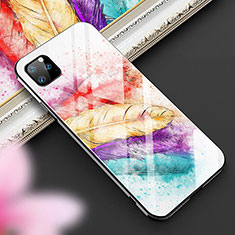 Coque Contour Silicone et Vitre Motif Fantaisie Miroir Etui Housse M02 pour Apple iPhone 11 Pro Colorful