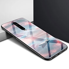 Coque Contour Silicone et Vitre Motif Fantaisie Miroir Etui Housse pour Xiaomi Redmi K30 4G Mixte