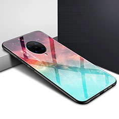 Coque Contour Silicone et Vitre Motif Fantaisie Miroir Etui Housse pour Xiaomi Redmi K30 Pro 5G Mixte