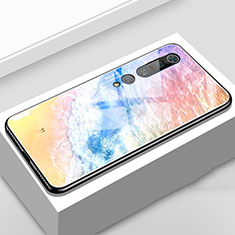 Coque Contour Silicone et Vitre Motif Fantaisie Miroir Etui Housse S01 pour Xiaomi Mi 10 Pro Colorful