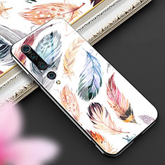 Coque Contour Silicone et Vitre Motif Fantaisie Miroir Etui Housse S03 pour Xiaomi Mi 10 Pro Marron