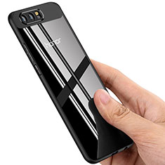 Coque Contour Silicone et Vitre Transparente Mat pour Huawei Honor 9 Noir