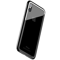 Coque Contour Silicone Gel pour Apple iPhone X Noir