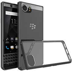 Coque Contour Silicone Transparente Gel pour Blackberry KEYone Noir