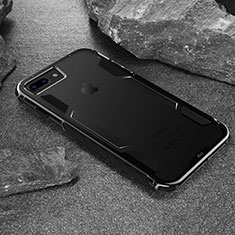 Coque Contour Silicone Transparente pour Apple iPhone 7 Noir