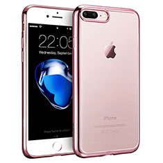 Coque Contour Silicone Transparente T01 pour Apple iPhone 7 Plus Rose