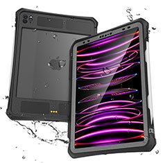 Coque Etanche Contour Silicone et Plastique Housse Etui Waterproof 360 Degres pour Apple iPad Pro 11 (2020) Noir
