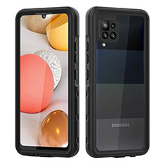Coque Etanche Contour Silicone et Plastique Housse Etui Waterproof 360 Degres pour Samsung Galaxy A42 5G Noir