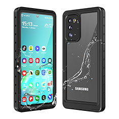 Coque Etanche Contour Silicone et Plastique Housse Etui Waterproof 360 Degres W01 pour Samsung Galaxy Note 20 5G Noir