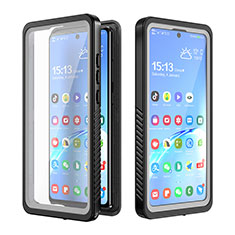 Coque Etanche Contour Silicone et Plastique Housse Etui Waterproof 360 Degres W02 pour Samsung Galaxy Note 20 5G Noir