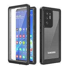 Coque Etanche Contour Silicone et Plastique Housse Etui Waterproof 360 Degres W02 pour Samsung Galaxy Note 20 Ultra 5G Noir