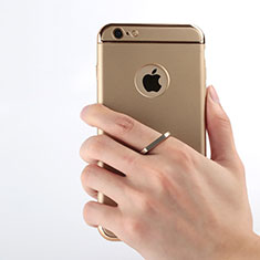 Coque Luxe Aluminum Metal et Support Bague Anneau pour Apple iPhone 6S Or