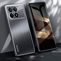 Coque Luxe Aluminum Metal Housse et Bumper Silicone Etui JL1 pour Xiaomi Redmi K70 Pro 5G Noir