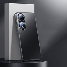 Coque Luxe Aluminum Metal Housse et Bumper Silicone Etui pour Huawei Honor 90 5G Noir