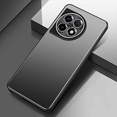 Coque Luxe Aluminum Metal Housse et Bumper Silicone Etui pour OnePlus Ace 2 5G Noir