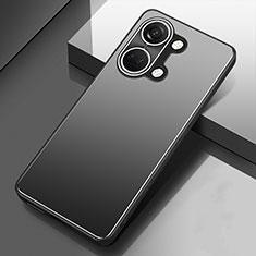 Coque Luxe Aluminum Metal Housse et Bumper Silicone Etui pour OnePlus Nord 3 5G Noir