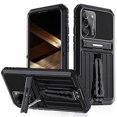 Coque Luxe Aluminum Metal Housse Etui 360 Degres LK1 pour Samsung Galaxy S22 Plus 5G Noir