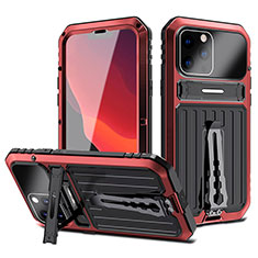 Coque Luxe Aluminum Metal Housse Etui 360 Degres LK3 pour Apple iPhone 13 Pro Rouge