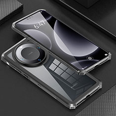 Coque Luxe Aluminum Metal Housse Etui 360 Degres P01 pour Huawei Mate 60 Pro Noir