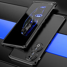 Coque Luxe Aluminum Metal Housse Etui 360 Degres pour Huawei Honor 90 5G Noir