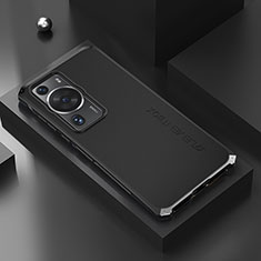 Coque Luxe Aluminum Metal Housse Etui 360 Degres pour Huawei P60 Noir