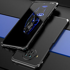 Coque Luxe Aluminum Metal Housse Etui 360 Degres pour Xiaomi Mi 10T Lite 5G Noir