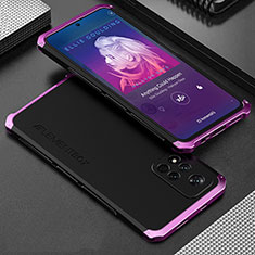 Coque Luxe Aluminum Metal Housse Etui 360 Degres pour Xiaomi Mi 11i 5G (2022) Violet